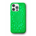 Neon Green Kaleidoscope iPhone Case